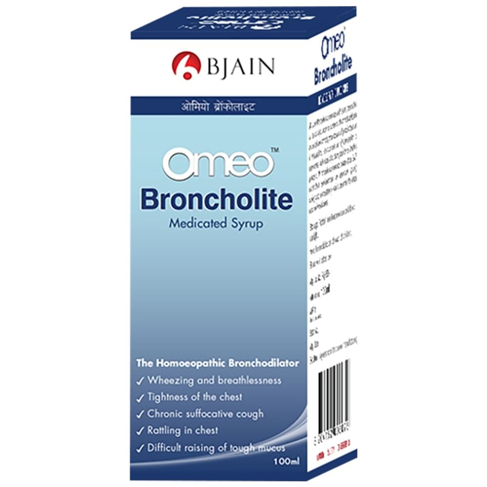 Bjain Omeo Broncholite Medicated Syrup Bjain Omeo Broncholite Medicated Syrup