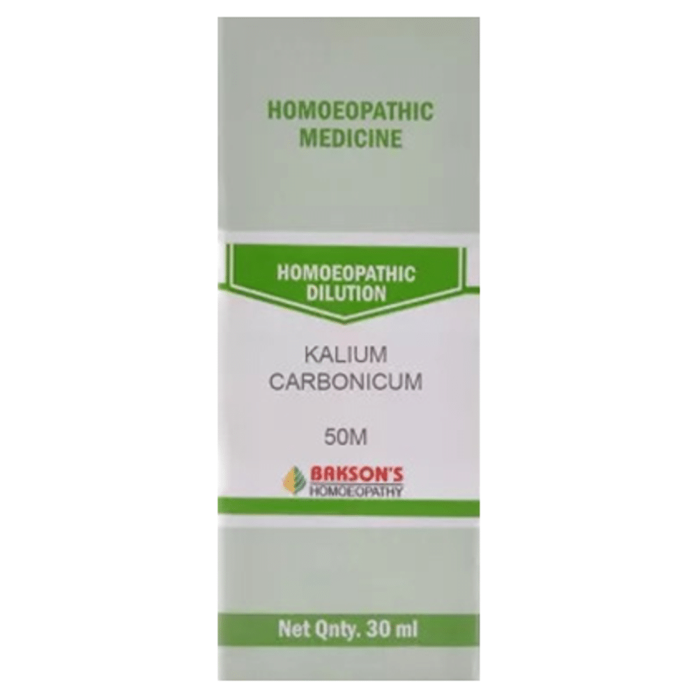 Bakson's Homeopathy Kalium Carbonicum Dilution 50M