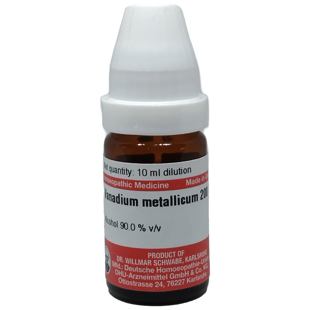 Dr Willmar Schwabe Germany Vanadium Metallicum Dilution 200 Dr Willmar Schwabe Germany Vanadium Metallicum Dilution 200