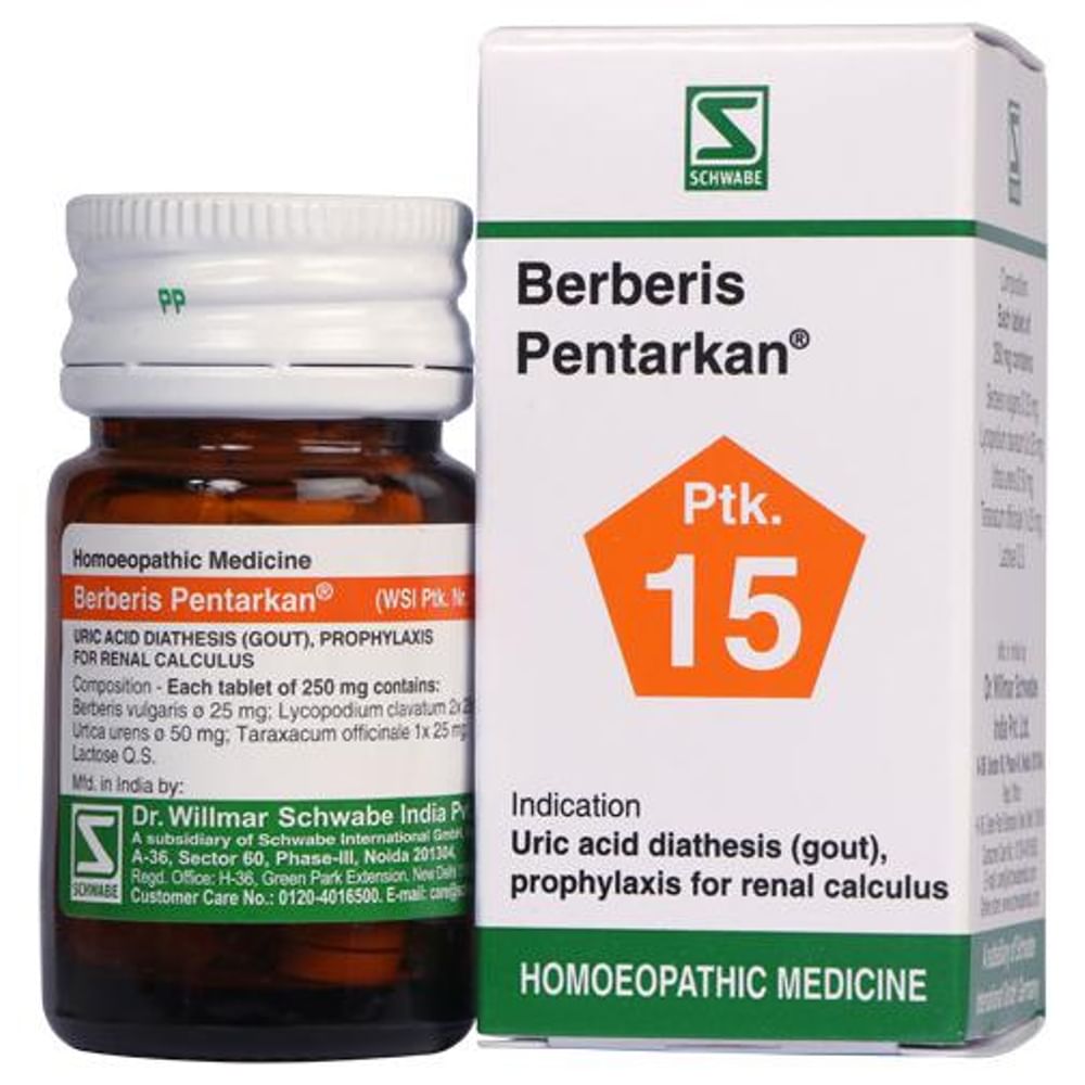 Dr Willmar Schwabe India Berberis Pentarkan Tablet Dr Willmar Schwabe India Berberis Pentarkan Tablet