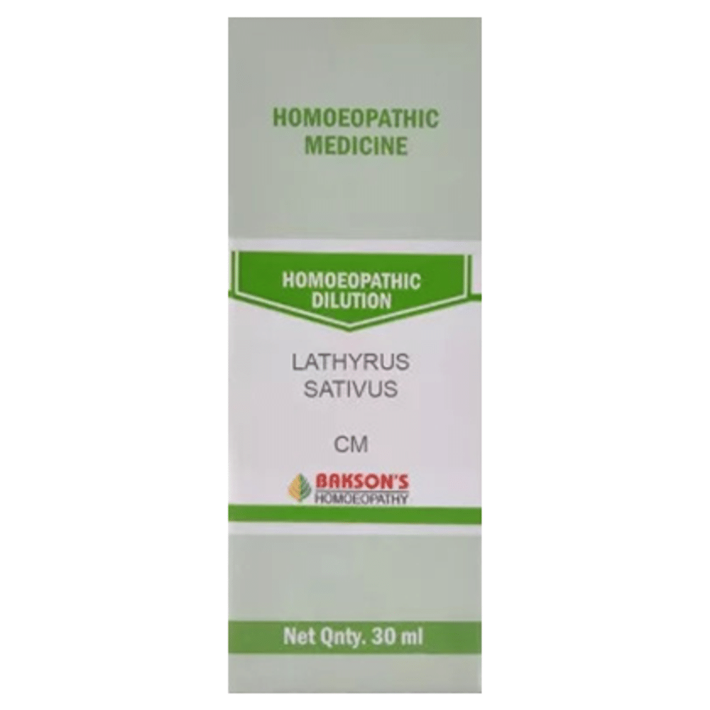 Bakson's Homeopathy Lathyrus Sativus Dilution CM Bakson's Homeopathy Lathyrus Sativus Dilution CM