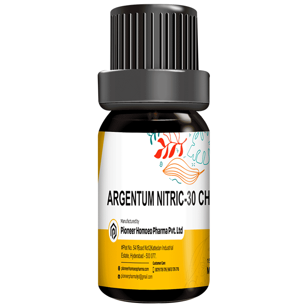 Pioneer Pharma Argentum Nitricum Globules Pellets Multidose Pills 30 CH Pioneer Pharma Argentum Nitricum Globules Pellets Multidose Pills 30 CH