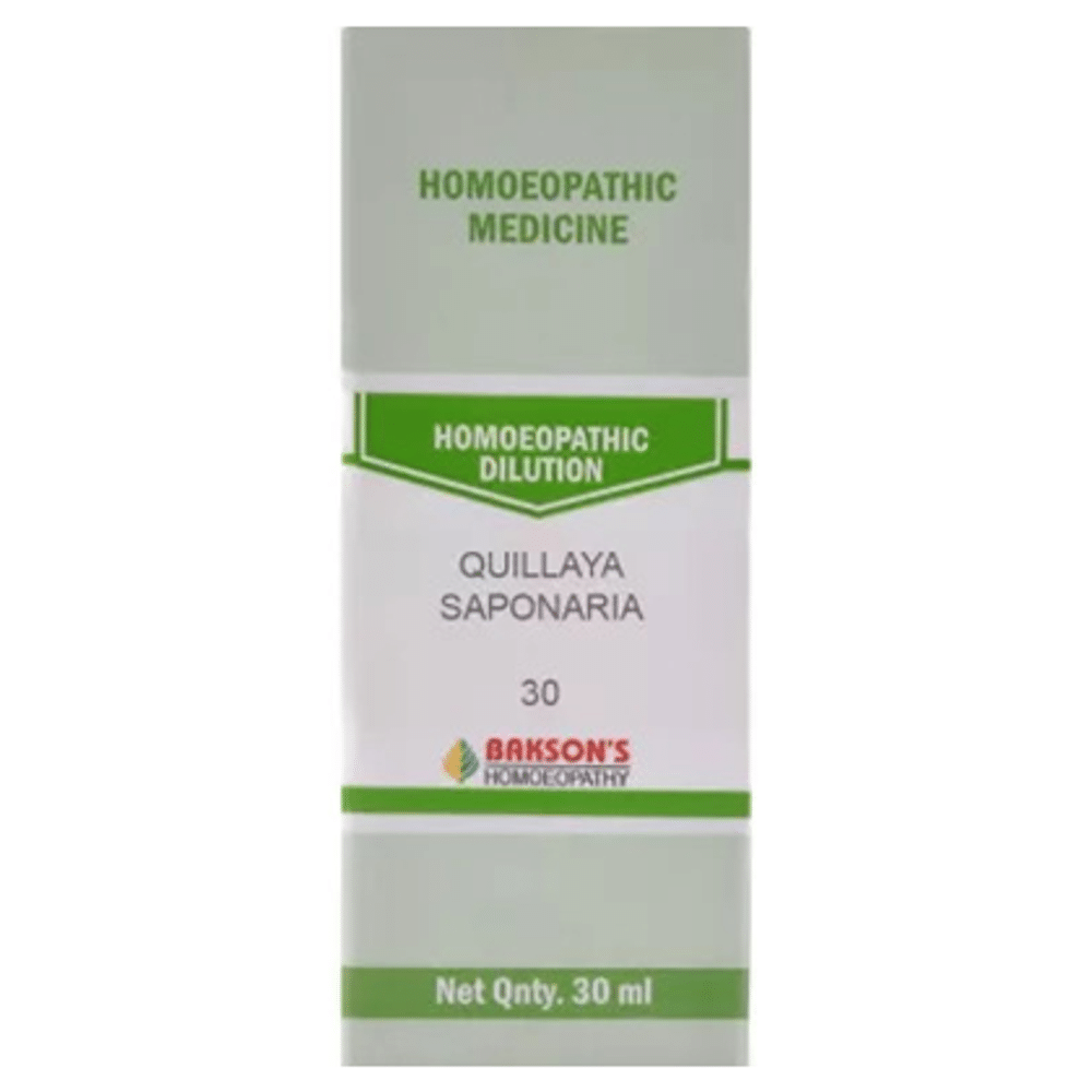 Bakson's Homeopathy Quillaya Saponaria Dilution 30 Bakson's Homeopathy Quillaya Saponaria Dilution 30