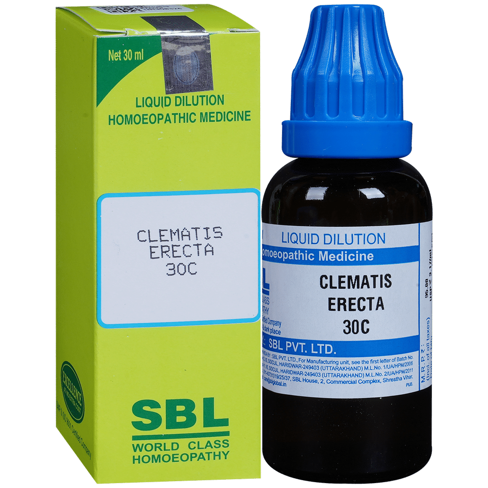 SBL Clematis Erecta Dilution 30 CH SBL Clematis Erecta Dilution 30 CH