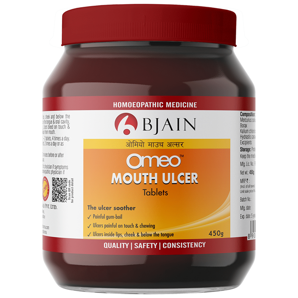 Bjain Omeo Mouth Ulcer Tablet Bjain Omeo Mouth Ulcer Tablet