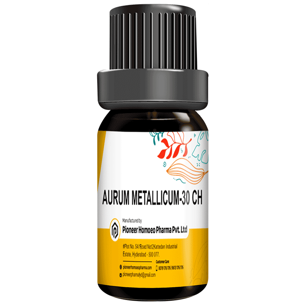 Pioneer Pharma Aurum Metallicum Globules Pellets Multidose Pills 30 CH Pioneer Pharma Aurum Metallicum Globules Pellets Multidose Pills 30 CH