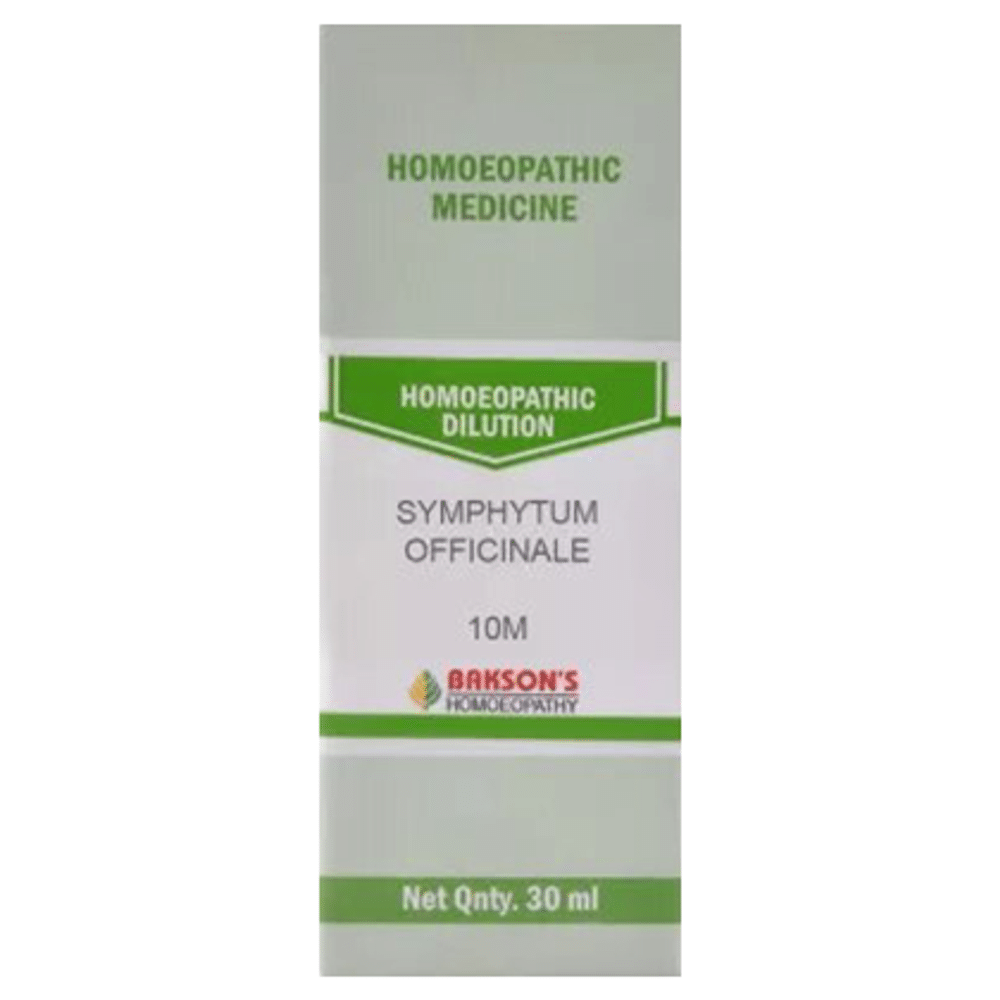 Bakson's Homeopathy Symphytum Officinale Dilution 10M Bakson's Homeopathy Symphytum Officinale Dilution 10M