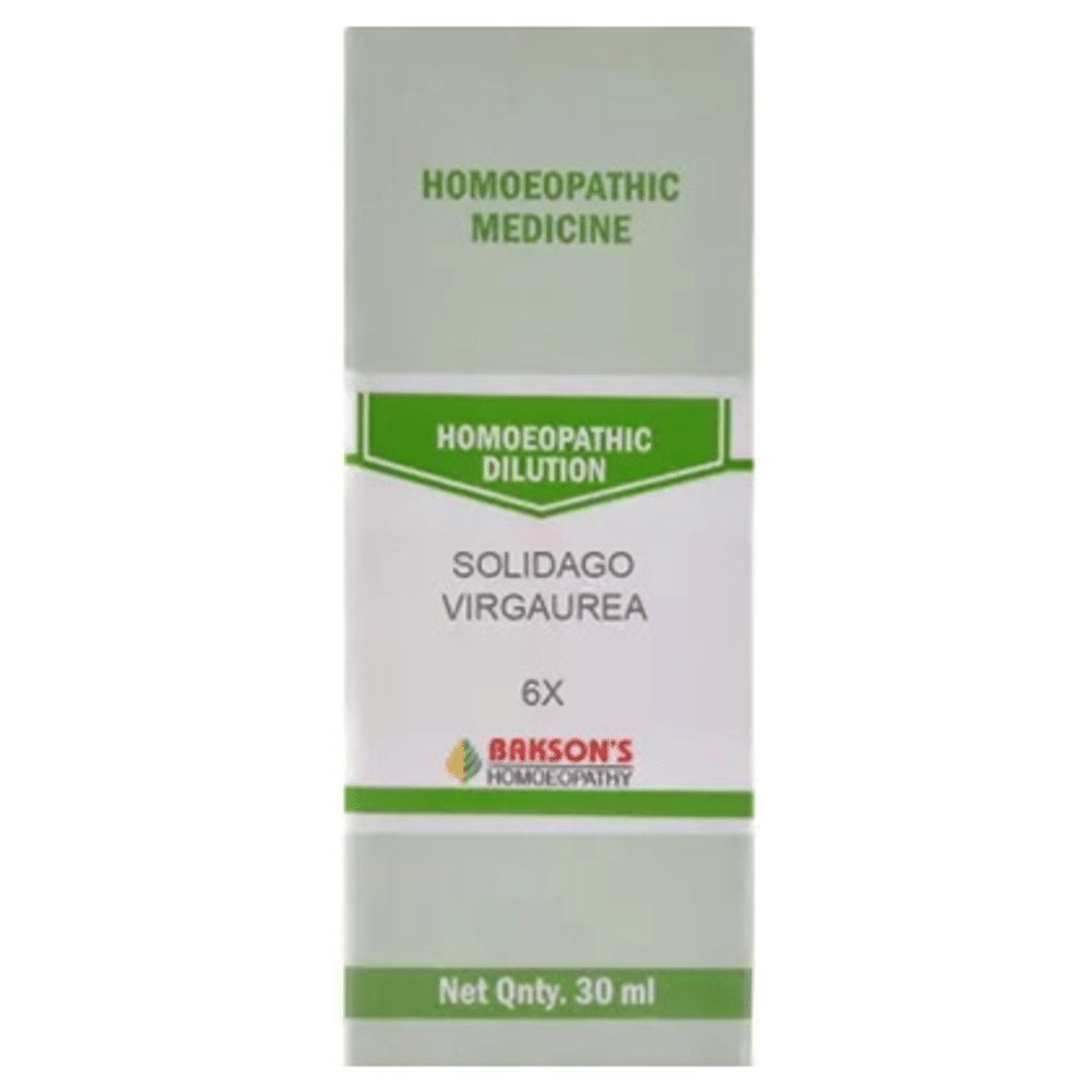 Bakson's Homeopathy Solidago Virgaurea Dilution 6X Bakson's Homeopathy Solidago Virgaurea Dilution 6X