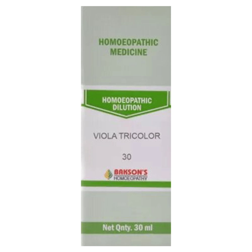 Bakson's Homeopathy Viola Tricolor Dilution 30 Bakson's Homeopathy Viola Tricolor Dilution 30