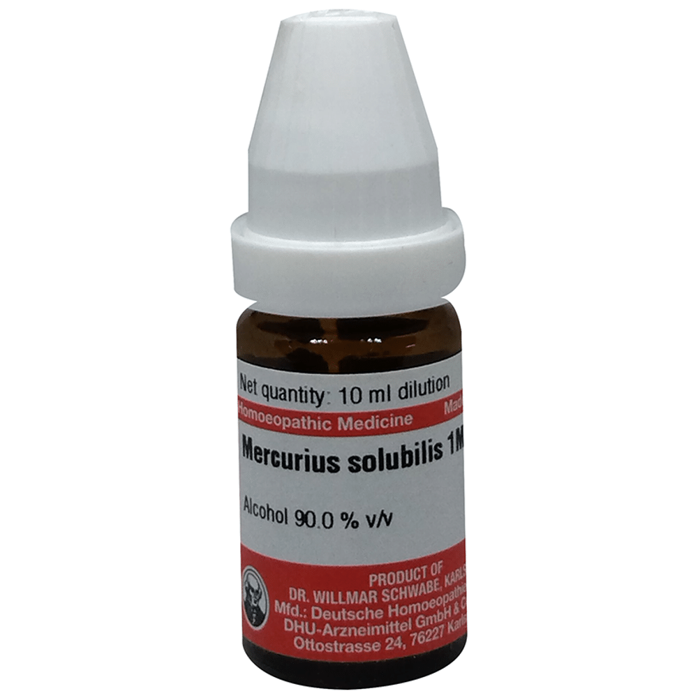 Dr Willmar Schwabe Germany Mercurius Solubilis Dilution 1M Dr Willmar Schwabe Germany Mercurius Solubilis Dilution 1M