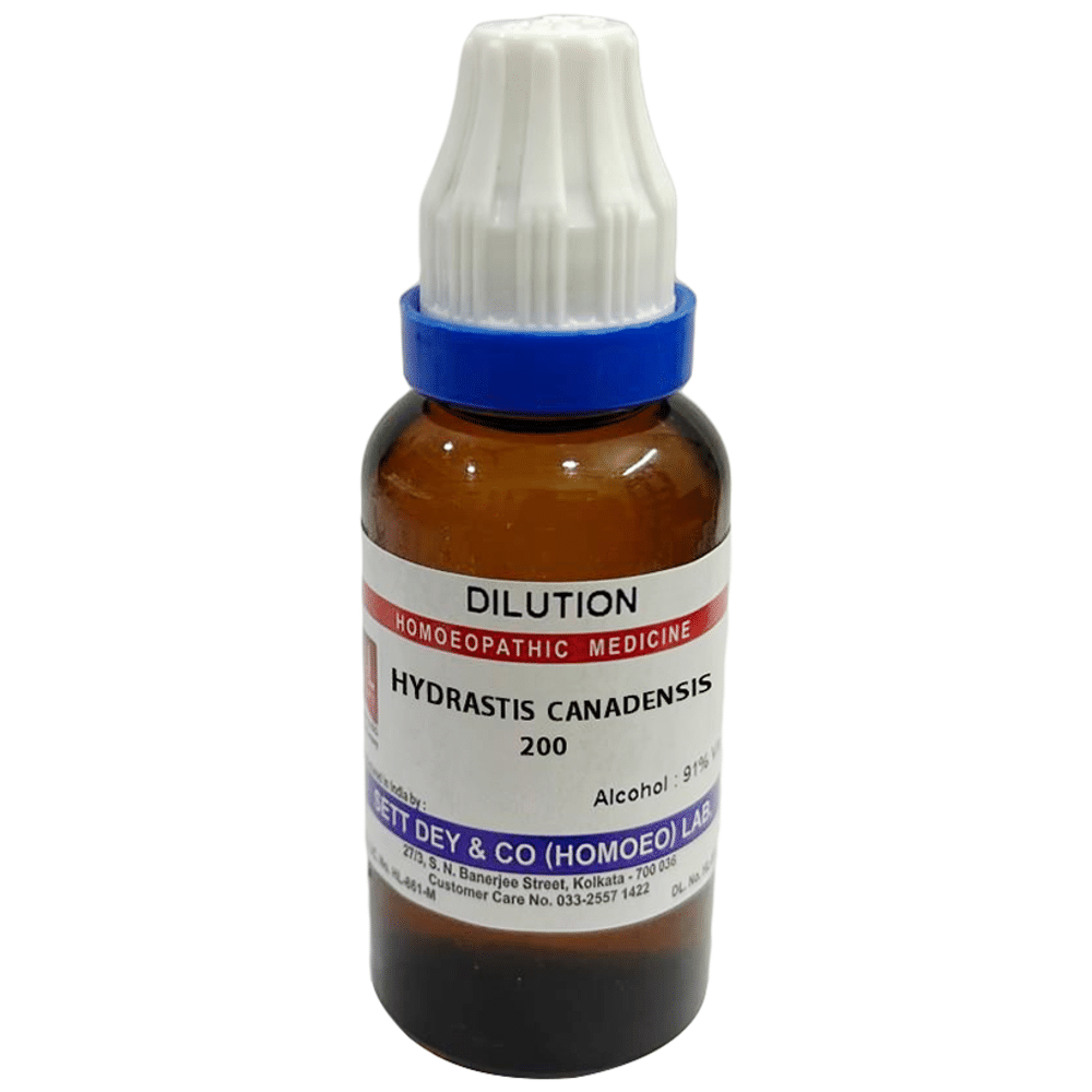 Sett Dey Hydrastis Canadensis Dilution 200 Sett Dey Hydrastis Canadensis Dilution 200
