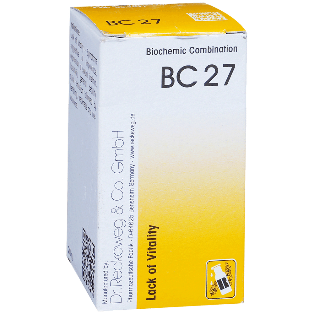 Dr. Reckeweg Bio-Combination 27 (BC 27) Tablet Dr. Reckeweg Bio-Combination 27 (BC 27) Tablet