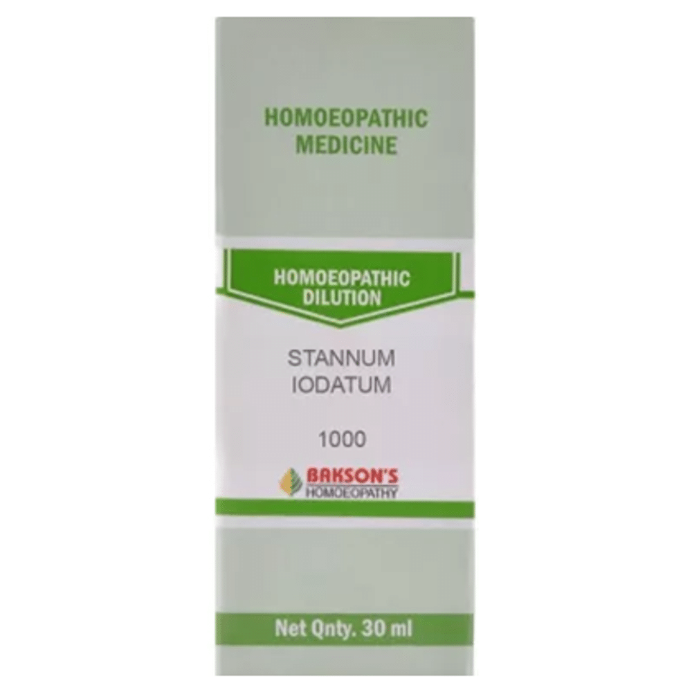 Bakson's Homeopathy Stannum Iodatum Dilution 1000 CH Bakson's Homeopathy Stannum Iodatum Dilution 1000 CH