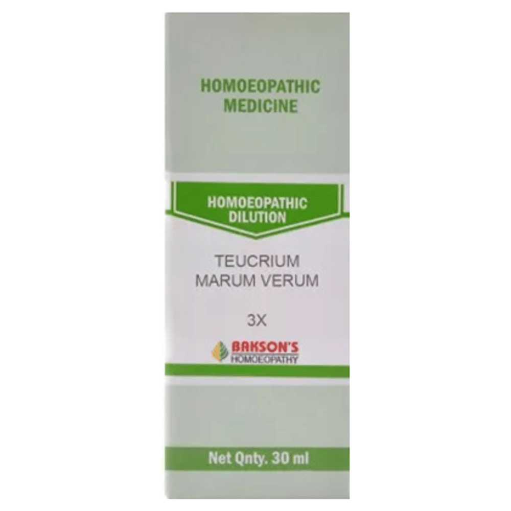 Bakson's Homeopathy Teucrium Marum Verum Dilution 3X Bakson's Homeopathy Teucrium Marum Verum Dilution 3X