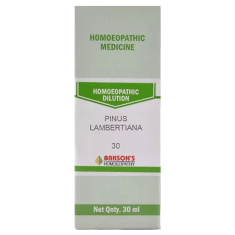 Bakson's Homeopathy Pinus Lambertiana Dilution 30