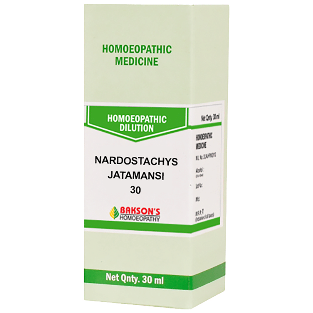 Bakson's Homeopathy Nardostachys Jatamansi Dilution 30