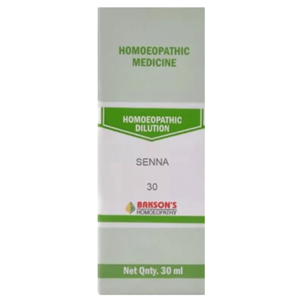Bakson's Homeopathy Senna Dilution 30 Bakson's Homeopathy Senna Dilution 30