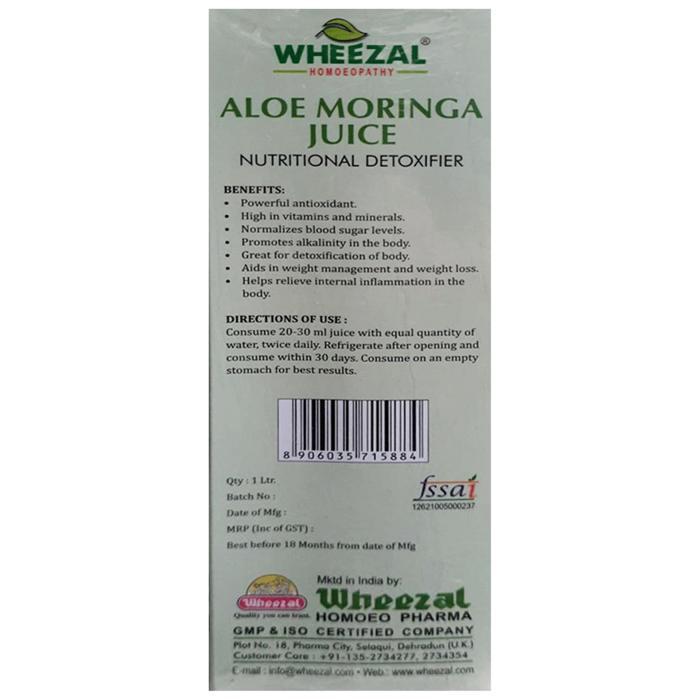 Wheezal Aloe Moringa Juice Wheezal Aloe Moringa Juice