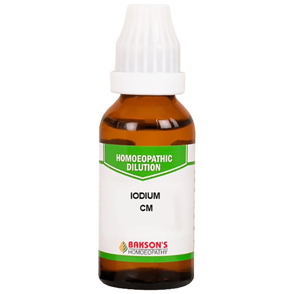 Bakson's Homeopathy Iodium Dilution CM Bakson's Homeopathy Iodium Dilution CM