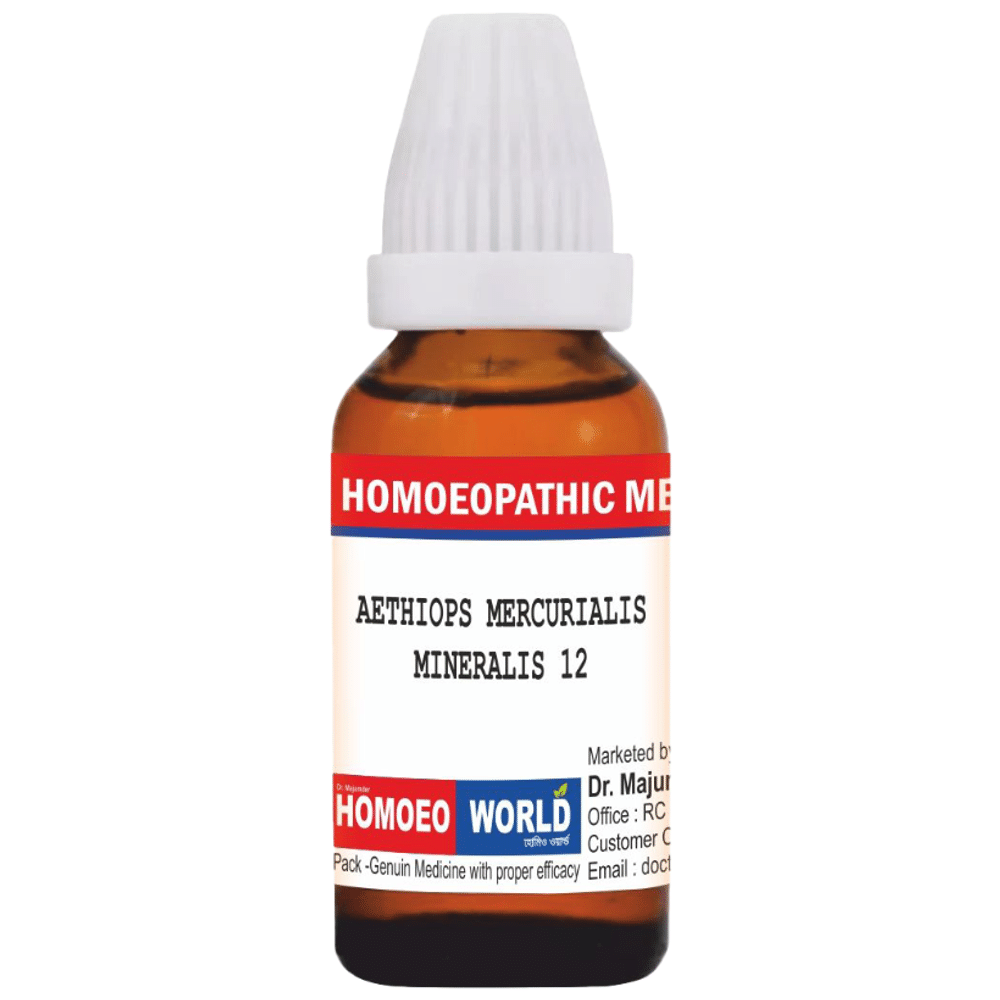 Dr. Majumder Homeo World Aethiops Mercurialis Mineralis Dilution(30ml Each) 12 Dr. Majumder Homeo World Aethiops Mercurialis Mineralis Dilution(30ml Each) 12