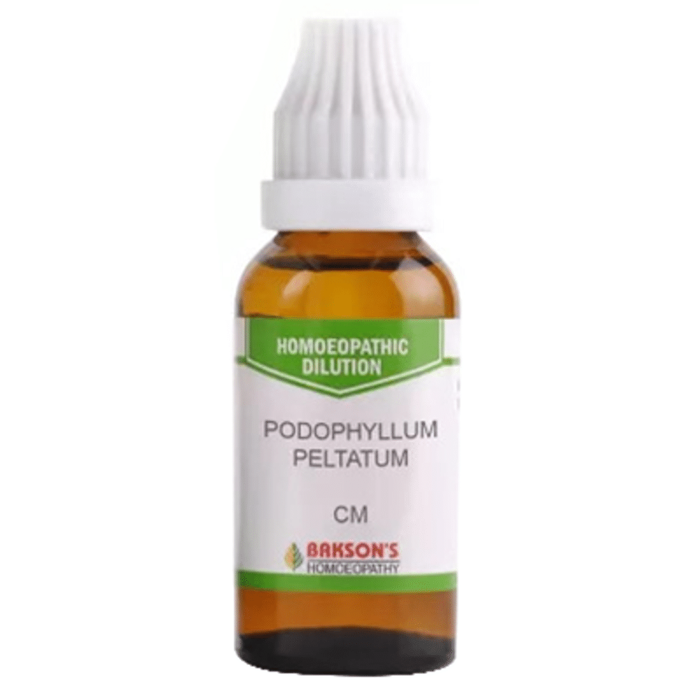 Bakson's Homeopathy Podophyllum Peltatum Dilution CM Bakson's Homeopathy Podophyllum Peltatum Dilution CM