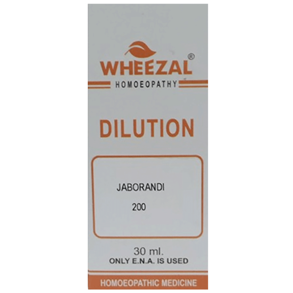 Wheezal Jaborandi Dilution 200 Wheezal Jaborandi Dilution 200