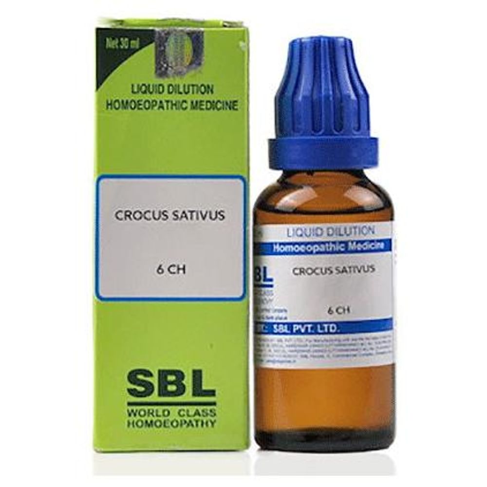 SBL Crocus Sativus Dilution 6 CH
