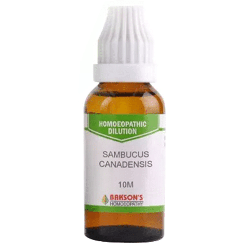 Bakson's Homeopathy Sambucus Canadensis Dilution 10M Bakson's Homeopathy Sambucus Canadensis Dilution 10M