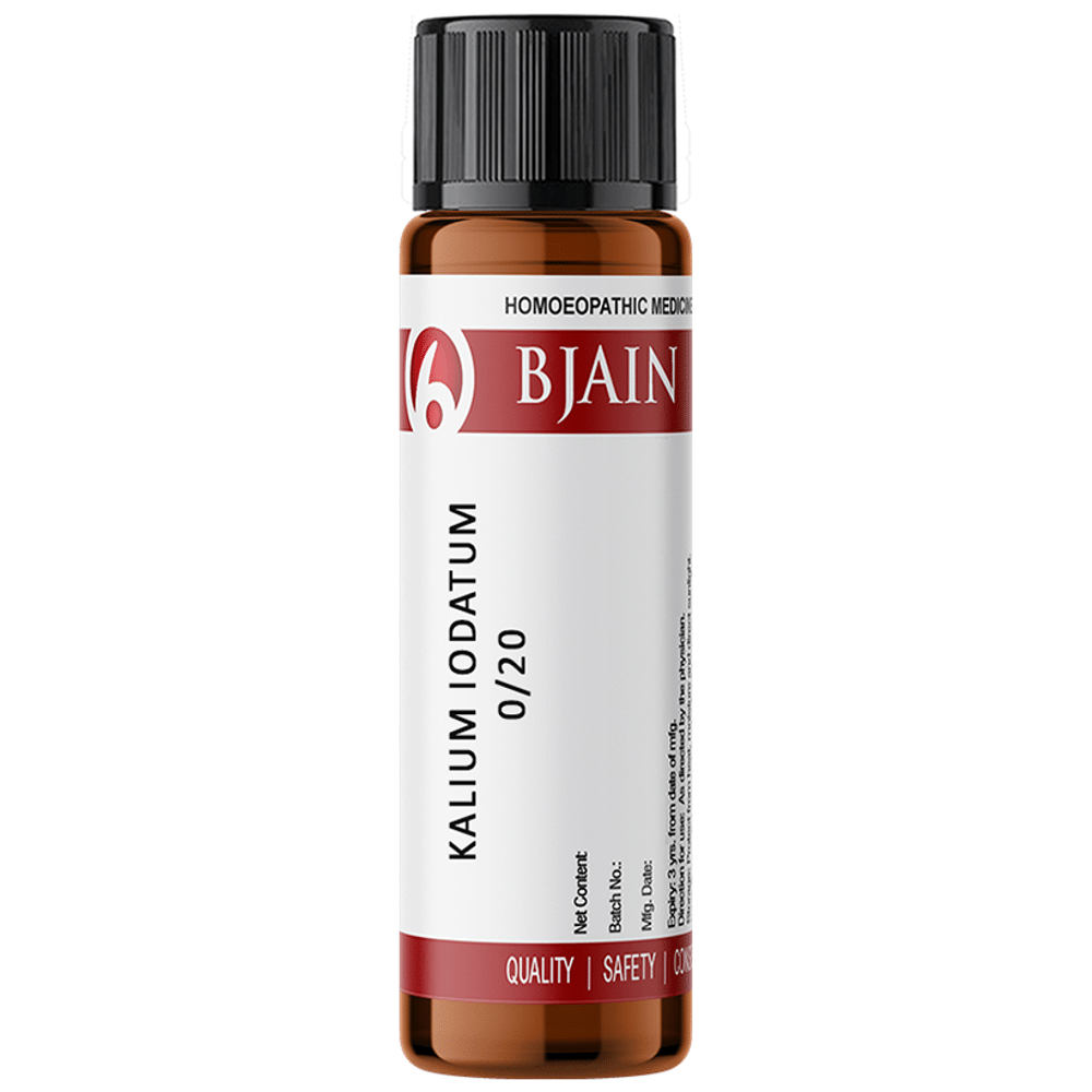 Bjain Kalium Iodatum Globules 0/20 LM Bjain Kalium Iodatum Globules 0/20 LM