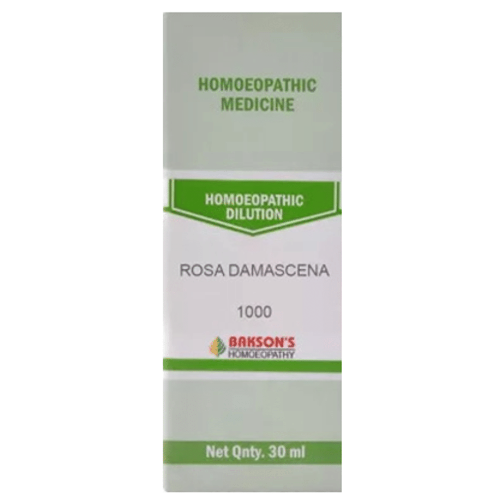 Bakson's Homeopathy Rosa Damascena Dilution 1000 CH Bakson's Homeopathy Rosa Damascena Dilution 1000 CH