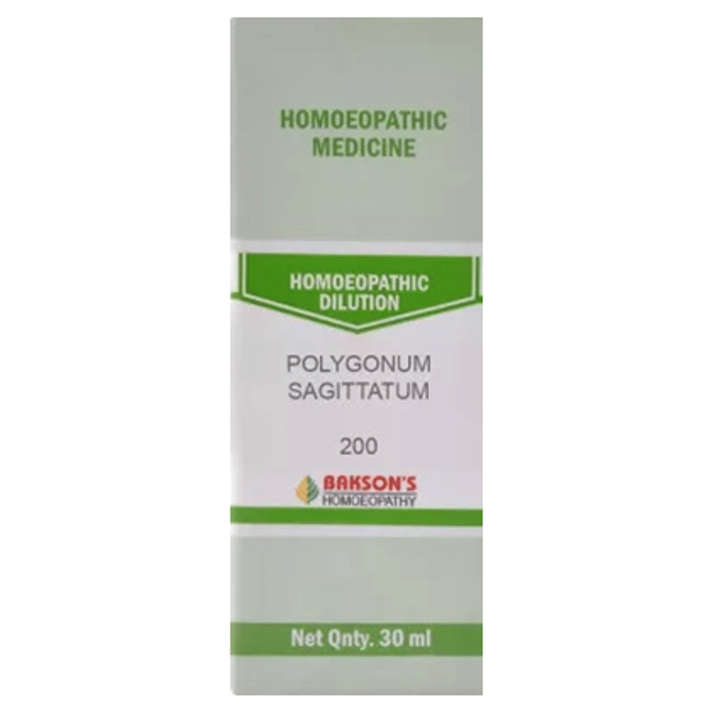 Bakson's Homeopathy Polygonum Sagittatum Dilution 200 Bakson's Homeopathy Polygonum Sagittatum Dilution 200
