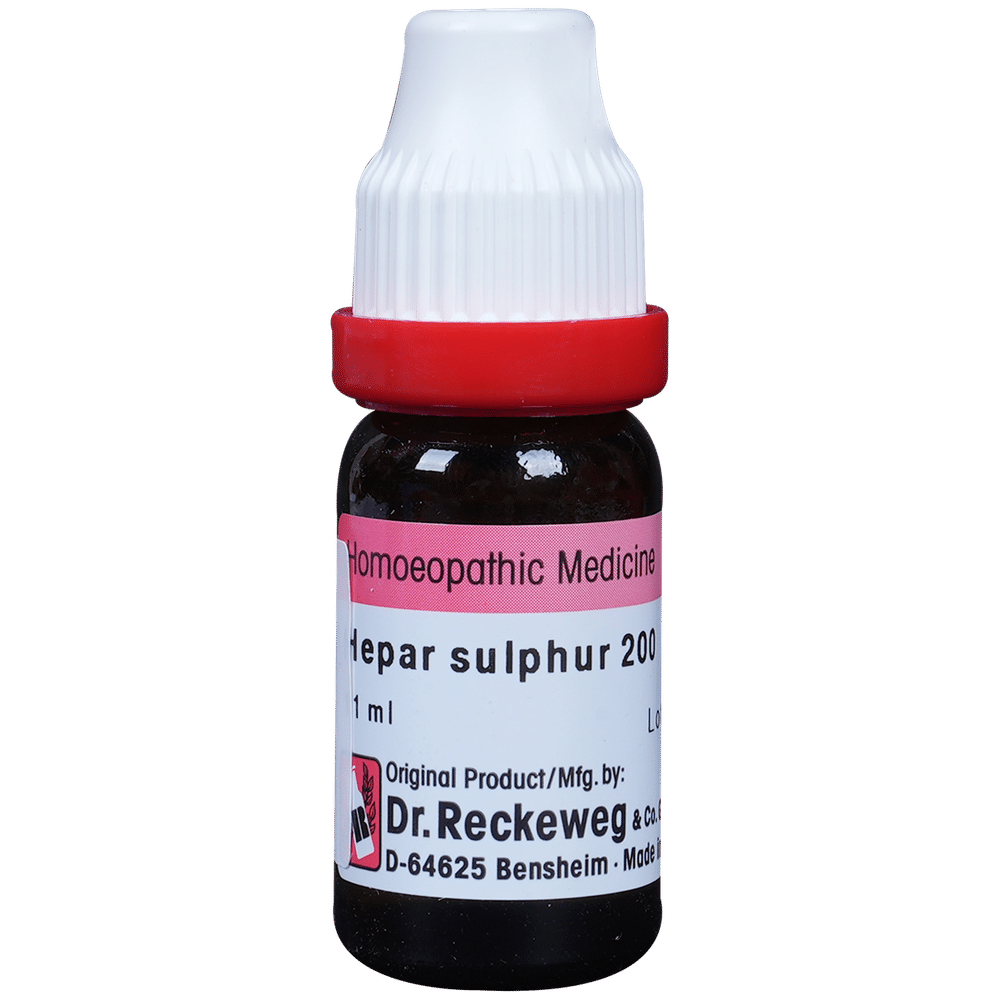 Dr. Reckeweg Hepar Sulphur Dilution 200 CH Dr. Reckeweg Hepar Sulphur Dilution 200 CH