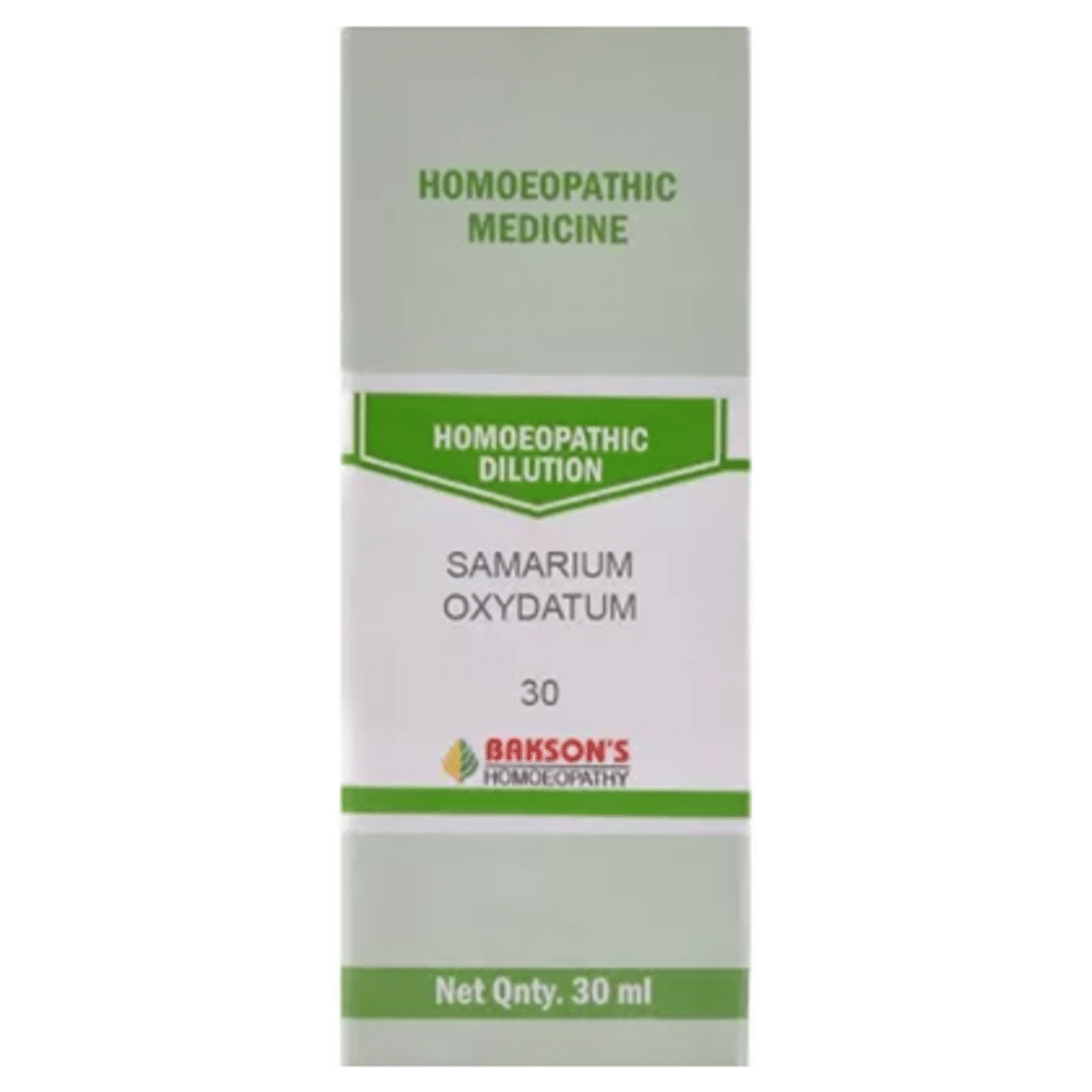 Bakson's Homeopathy Samarium Oxydatum Dilution 30 Bakson's Homeopathy Samarium Oxydatum Dilution 30