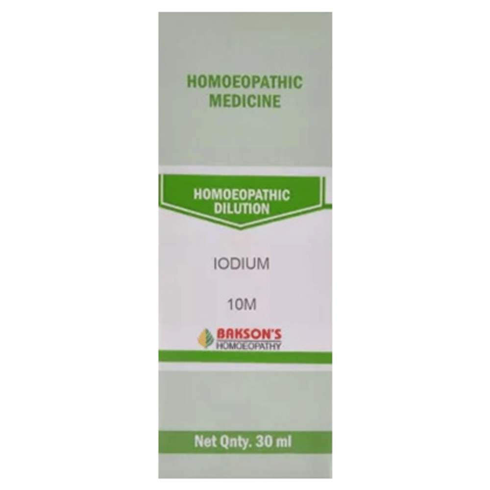 Bakson's Homeopathy Iodium Dilution 10M