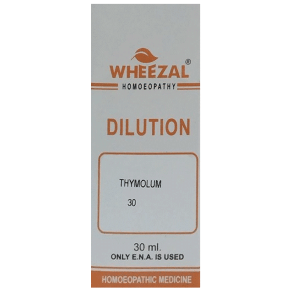 Wheezal Thymolum Dilution 30 Wheezal Thymolum Dilution 30
