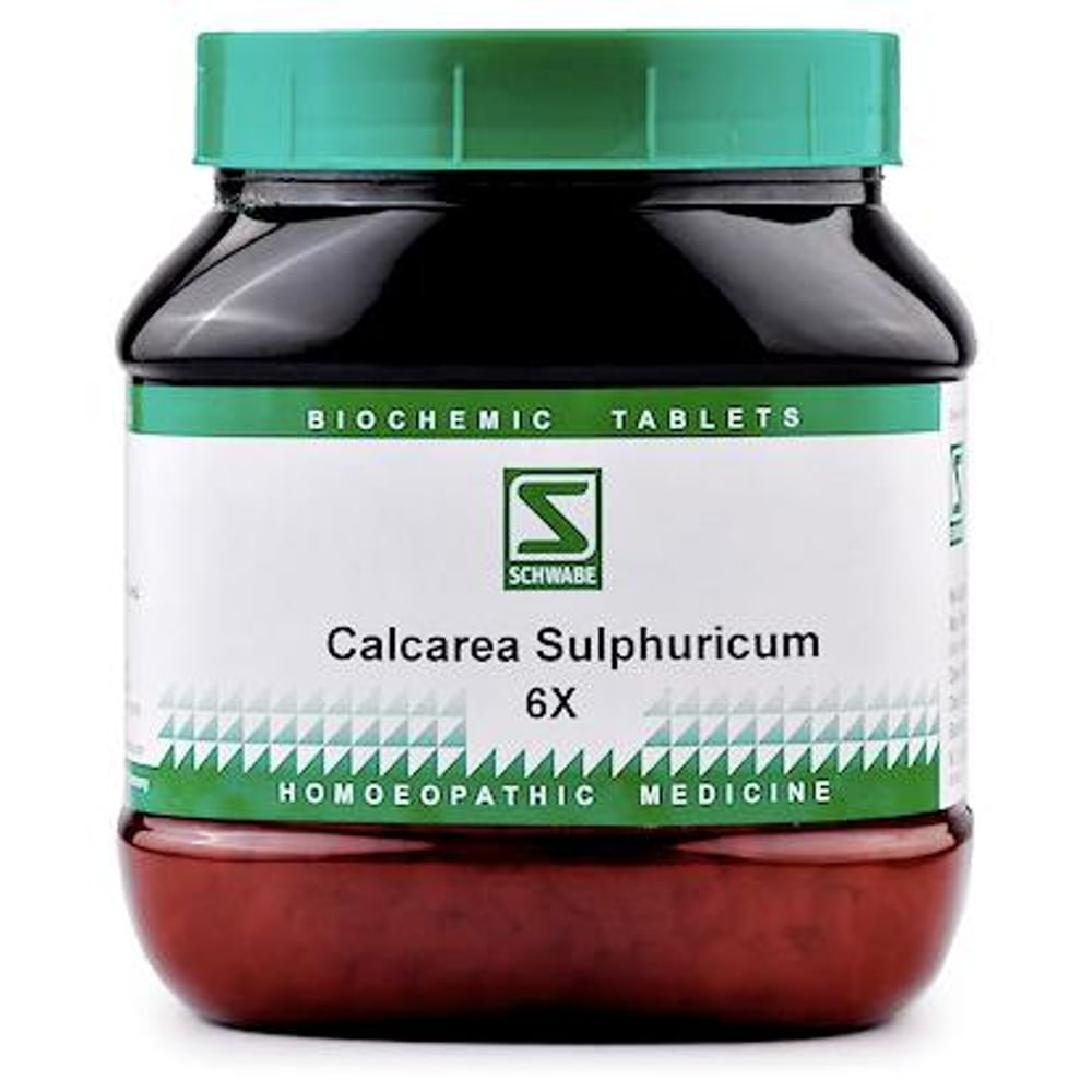 Dr Willmar Schwabe India Calcarea Sulphurica Biochemic Tablet 6X