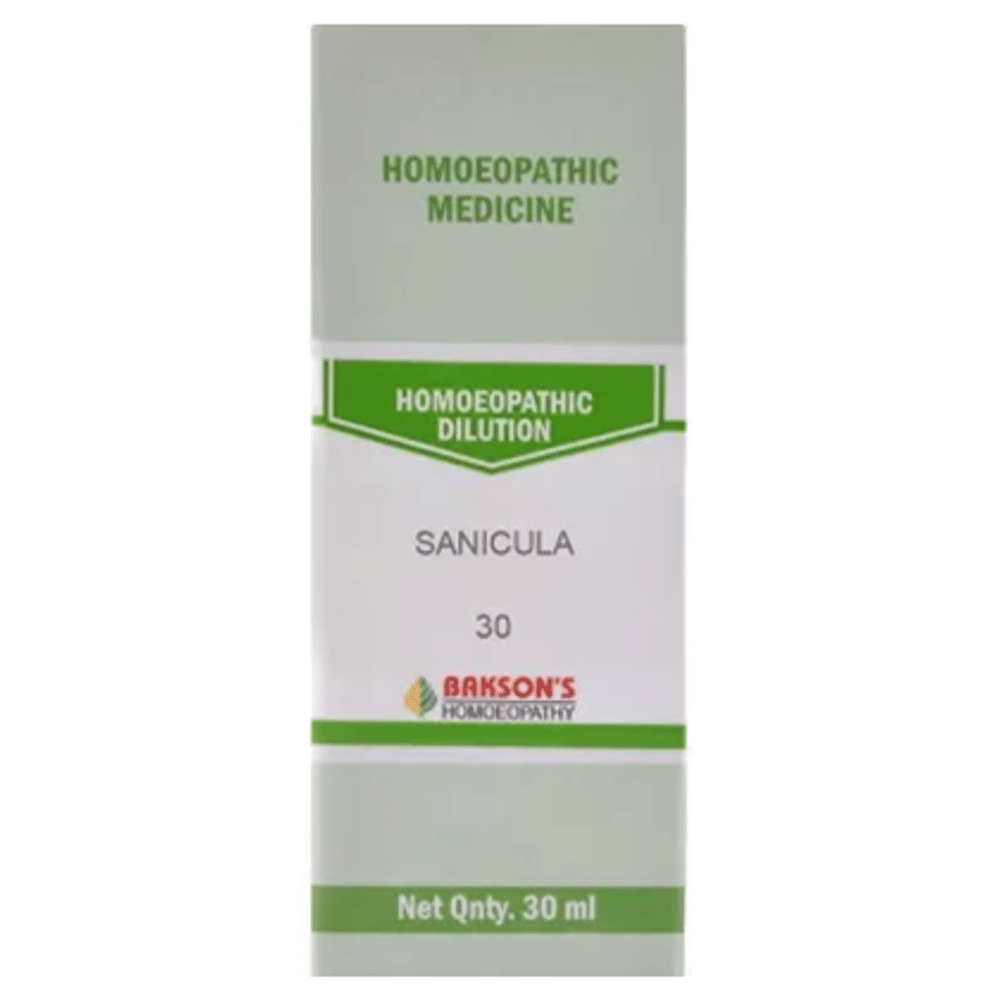 Bakson's Homeopathy Sanicula Dilution 30 Bakson's Homeopathy Sanicula Dilution 30