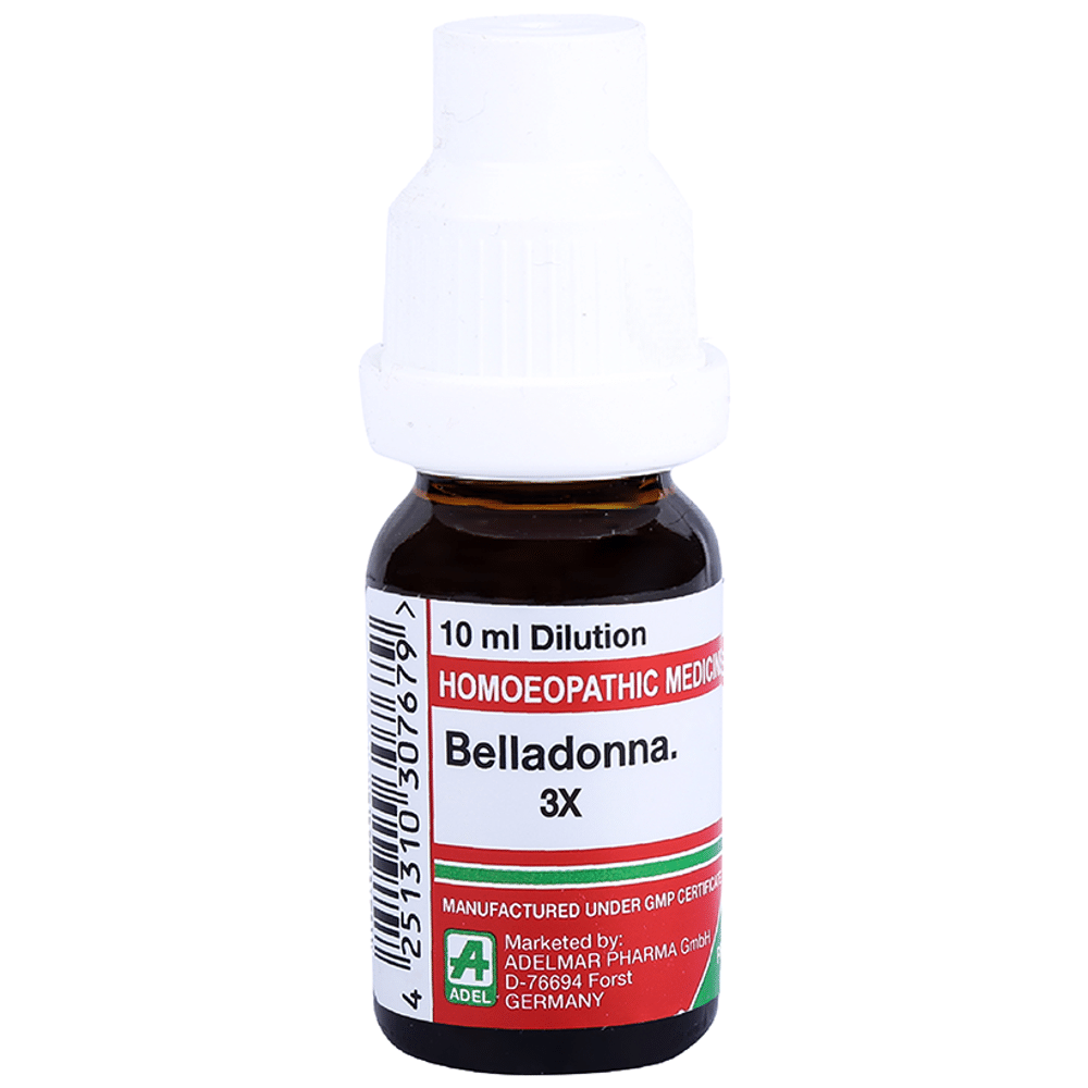 ADEL Belladonna. Dilution 3X ADEL Belladonna. Dilution 3X