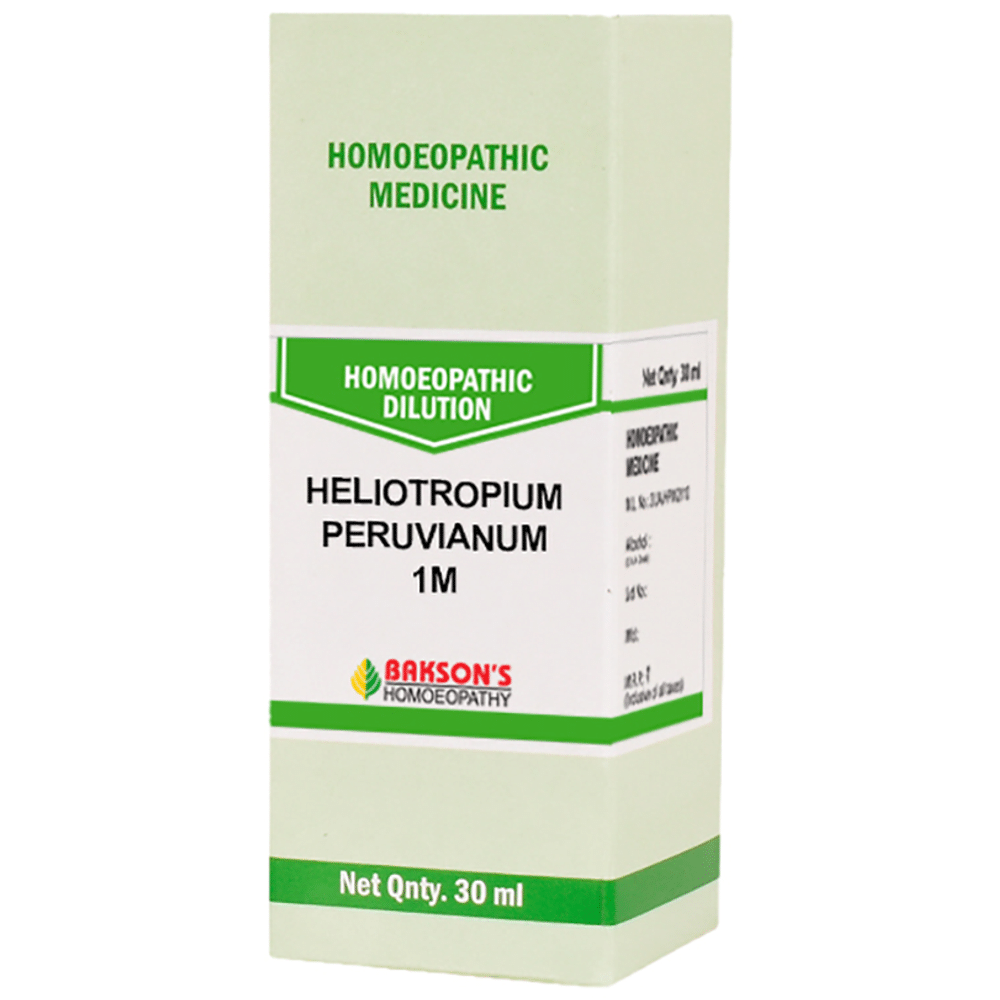 Bakson's Homeopathy Heliotropium Peruvianum Dilution 1M Bakson's Homeopathy Heliotropium Peruvianum Dilution 1M