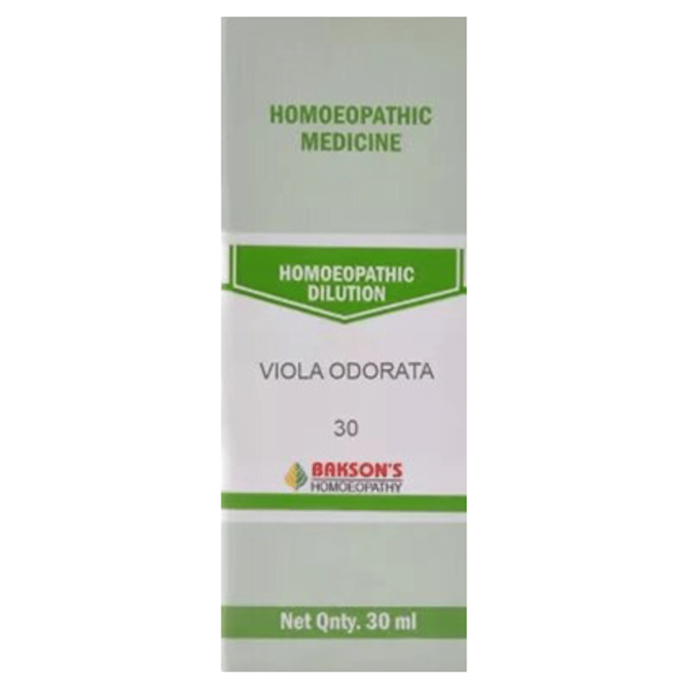 Bakson's Homeopathy Viola Odorata Dilution 30 Bakson's Homeopathy Viola Odorata Dilution 30