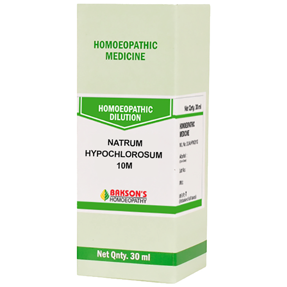 Bakson's Homeopathy Natrum Hypochlorosum Dilution 10M