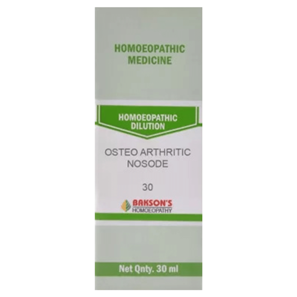 Bakson's Homeopathy Osteo Arthritic Nosode Dilution 30