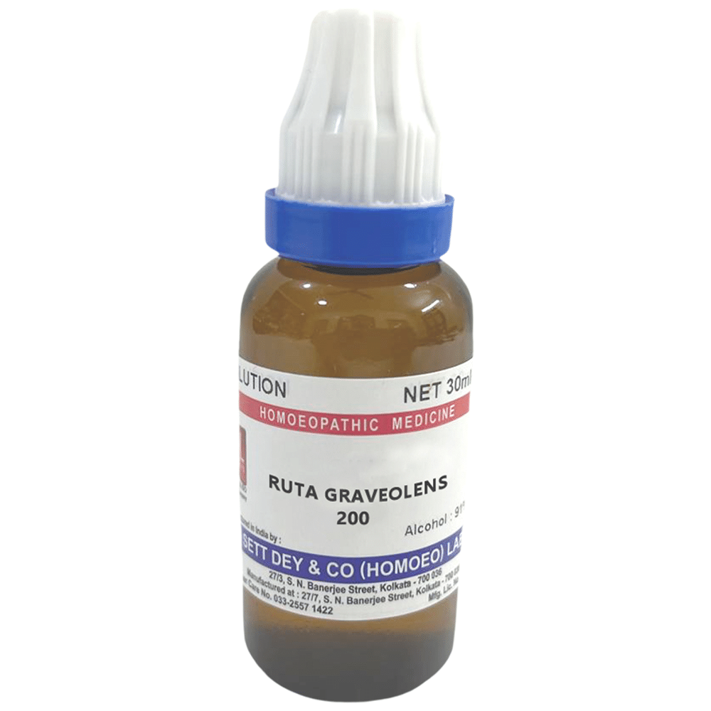 Sett Dey Ruta Graveolens Dilution 200 Sett Dey Ruta Graveolens Dilution 200