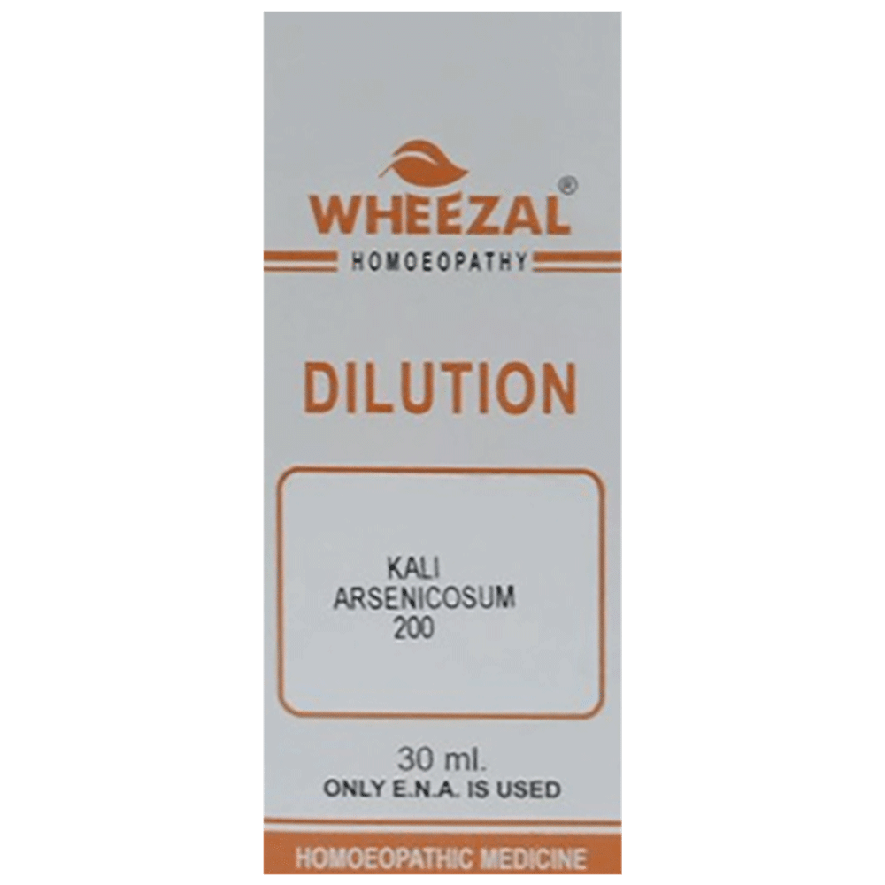 Wheezal Kali Arsenicosum Dilution 200 Wheezal Kali Arsenicosum Dilution 200