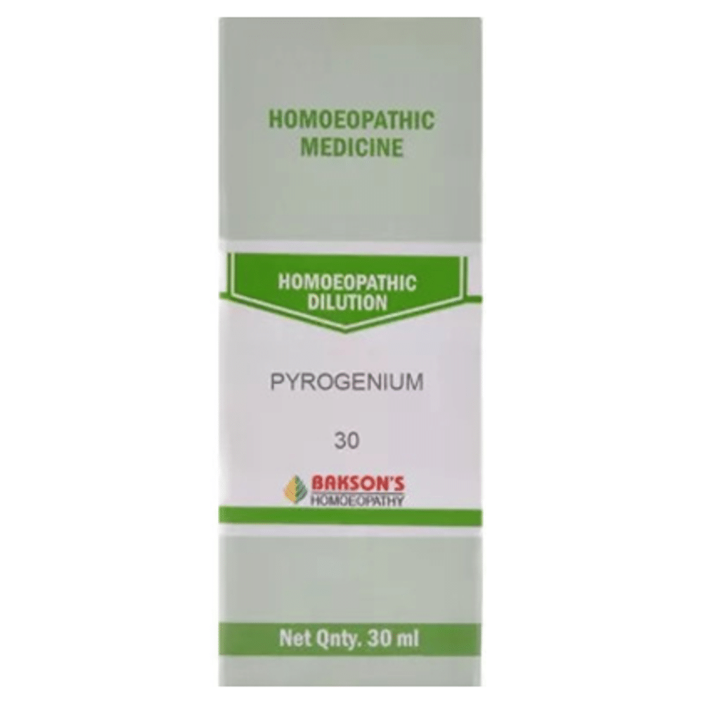 Bakson's Homeopathy Pyrogenium Dilution 30 Bakson's Homeopathy Pyrogenium Dilution 30
