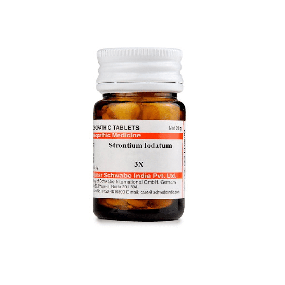 Dr Willmar Schwabe India Strontium Iodatum Trituration Tablet 3X