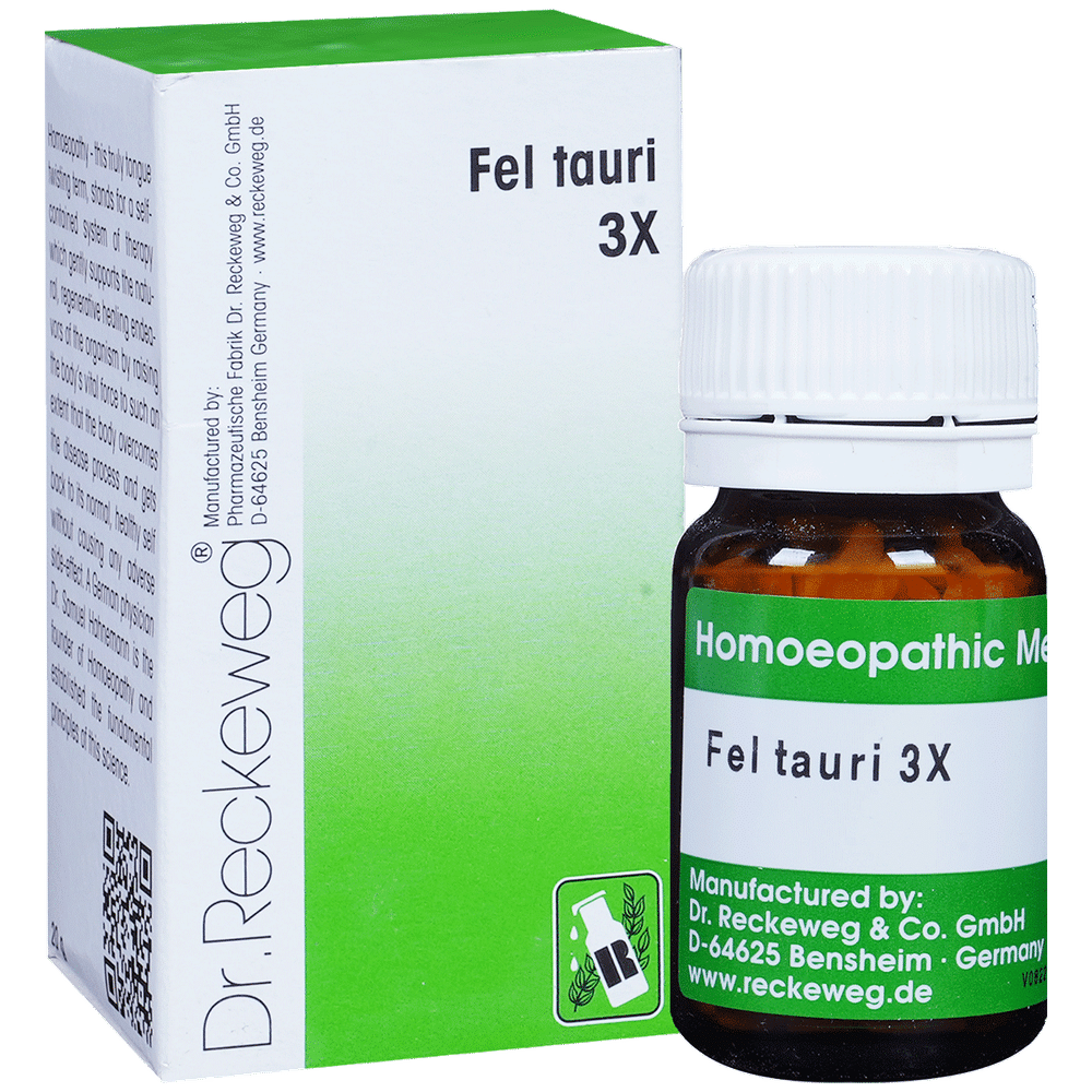 Dr. Reckeweg Fel Tauri Trituration Tablet 3X Dr. Reckeweg Fel Tauri Trituration Tablet 3X
