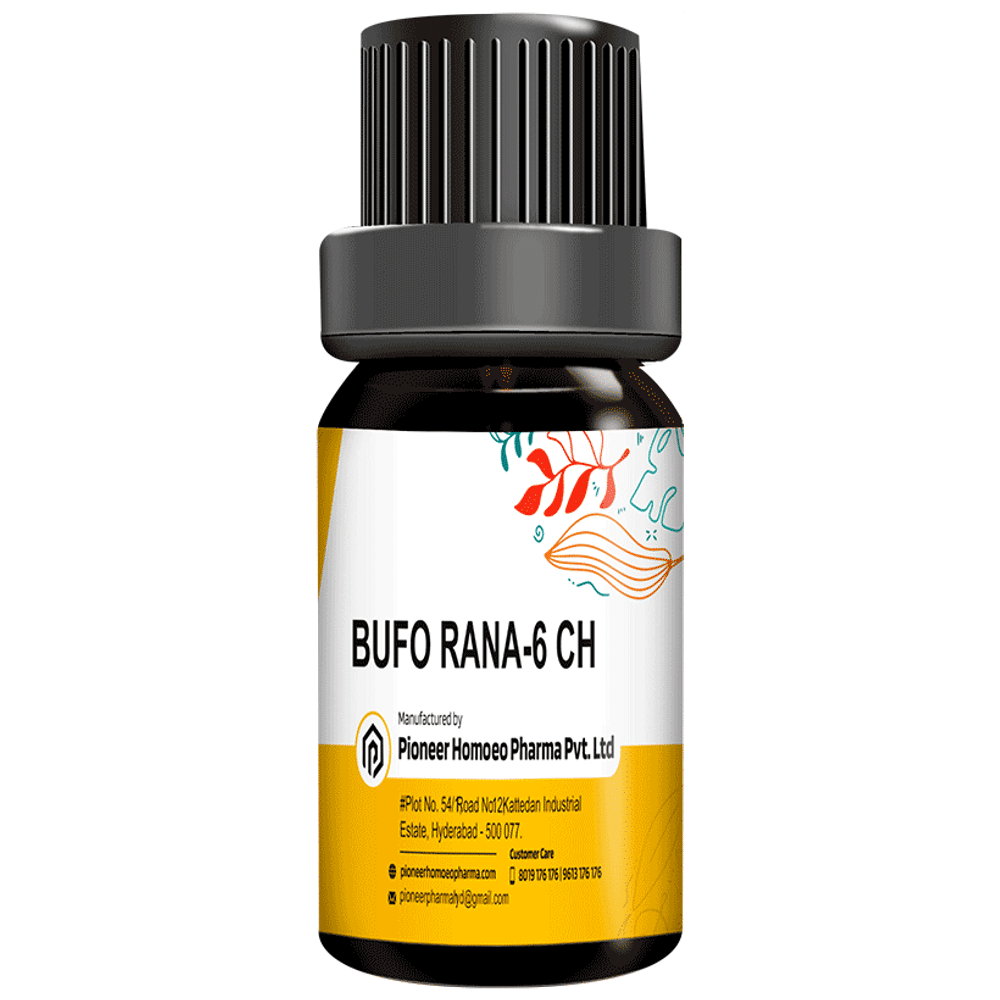 Pioneer Pharma Bufo Rana Globules Pellets Multidose Pills 6 CH Pioneer Pharma Bufo Rana Globules Pellets Multidose Pills 6 CH