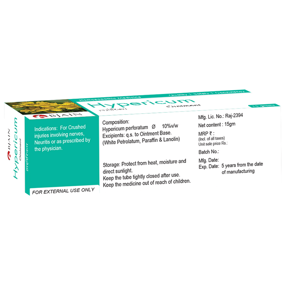 Bjain Hypericum Ointment Bjain Hypericum Ointment