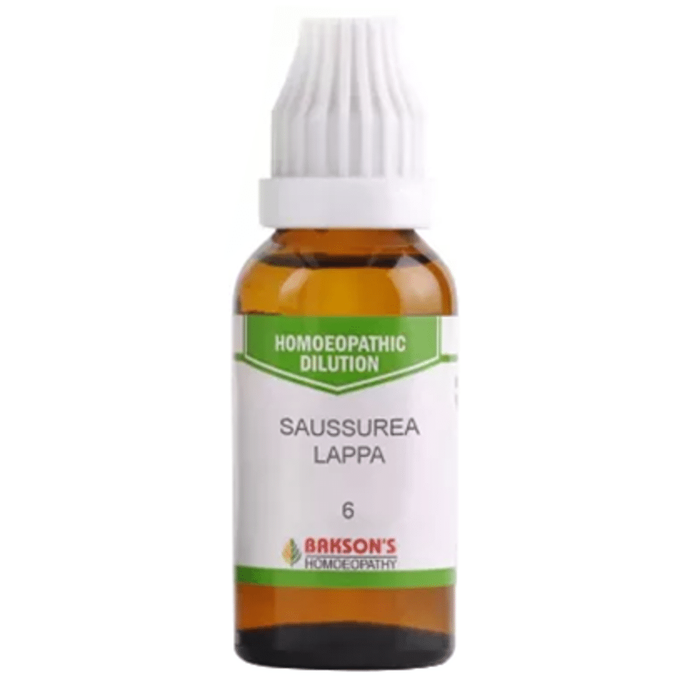 Bakson's Homeopathy Saussurea Lappa Dilution 6 Bakson's Homeopathy Saussurea Lappa Dilution 6
